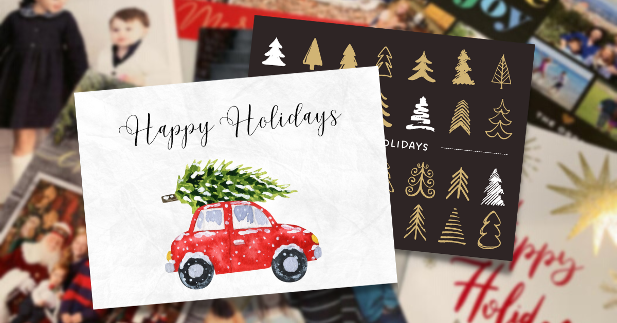 Examples of business holiday cards