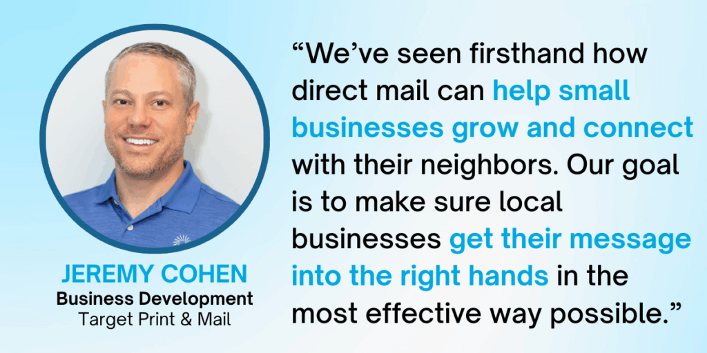 Target Print and Mail Jeremy Cohen Direct Mail Quote